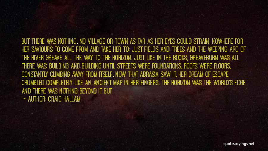 Craig Hallam Quotes: But There Was Nothing. No Village Or Town As Far As Her Eyes Could Strain. Nowhere For Her Saviours To