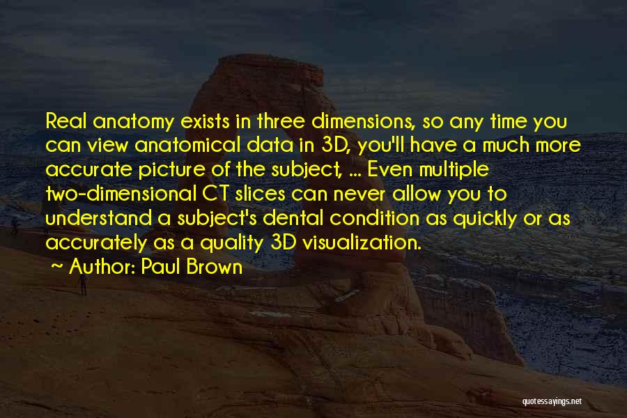 3d Visualization Quotes By Paul Brown