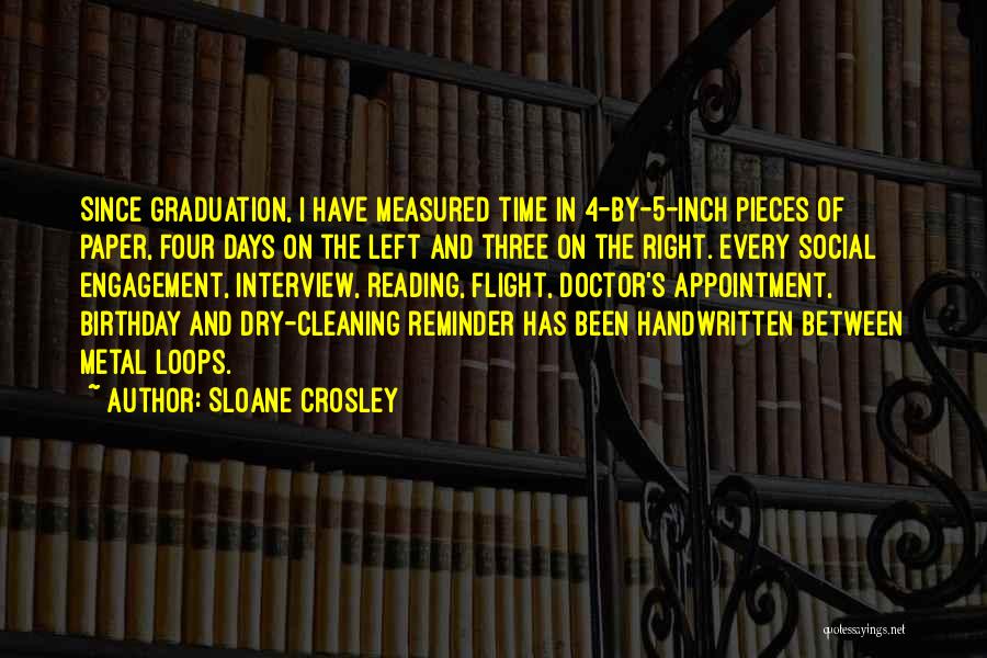 4/20 Birthday Quotes By Sloane Crosley