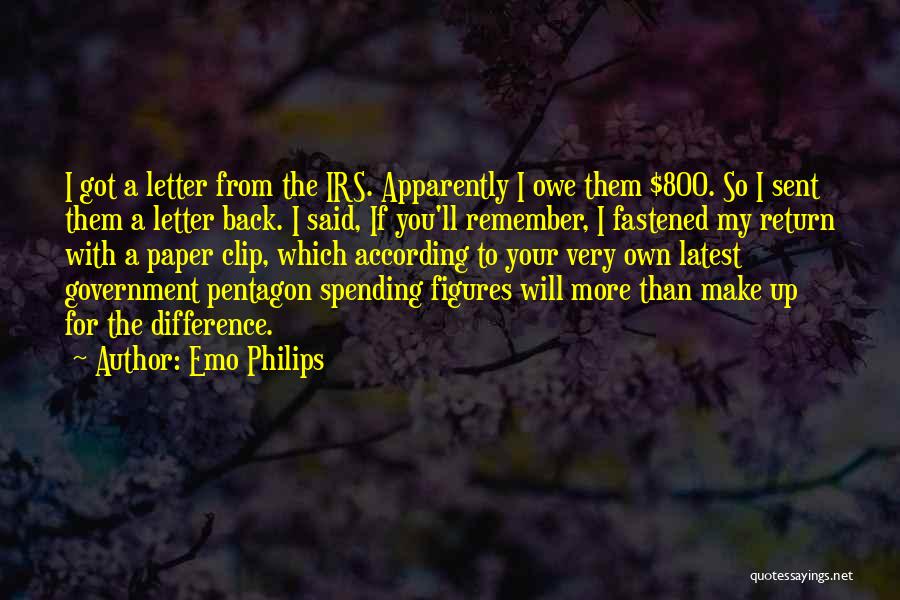 4-5 Letter Quotes By Emo Philips