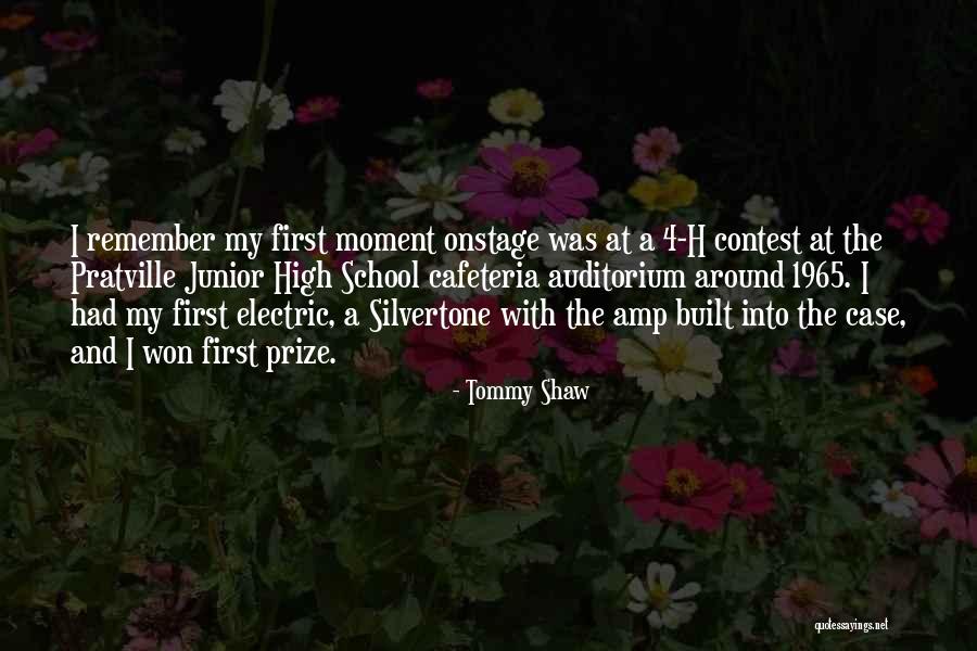 4-h Quotes By Tommy Shaw 4-h Quotes By Tommy Shaw