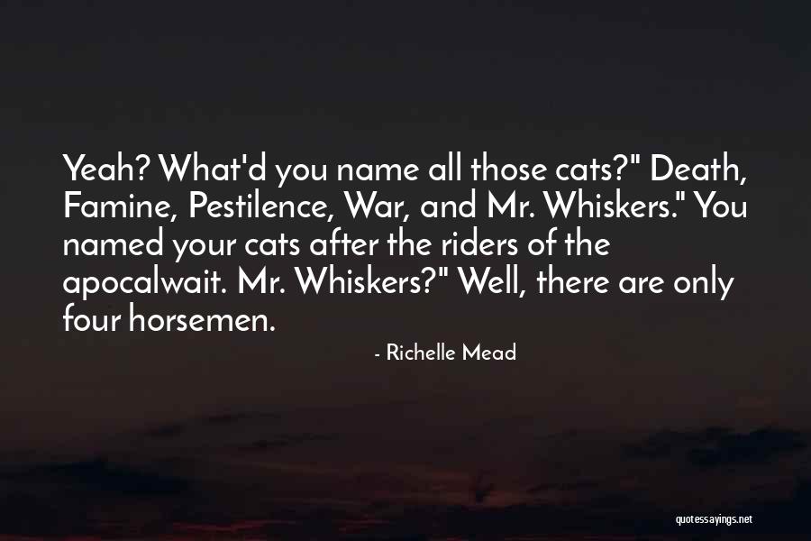 4 Horsemen Quotes By Richelle Mead