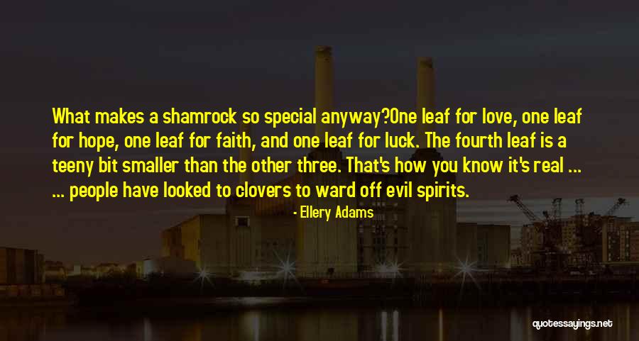 4 Leaf Clovers Quotes By Ellery Adams