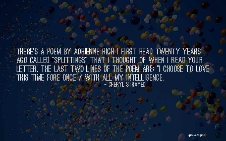 4 Letter Love Quotes By Cheryl Strayed