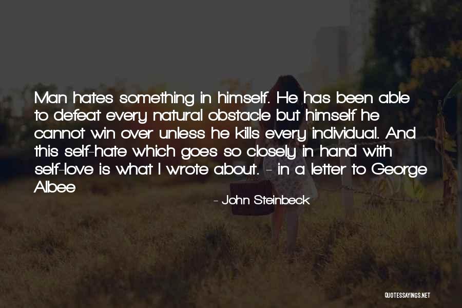 4 Letter Love Quotes By John Steinbeck