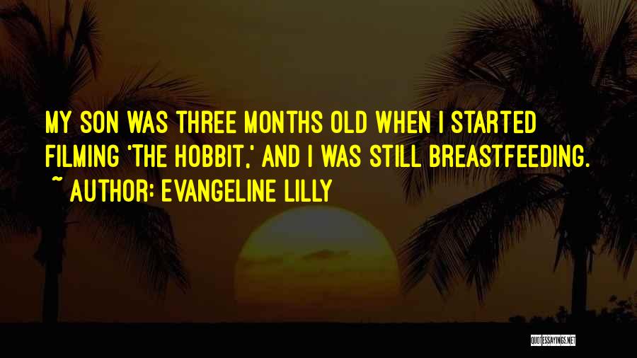 4 Months Old Quotes By Evangeline Lilly