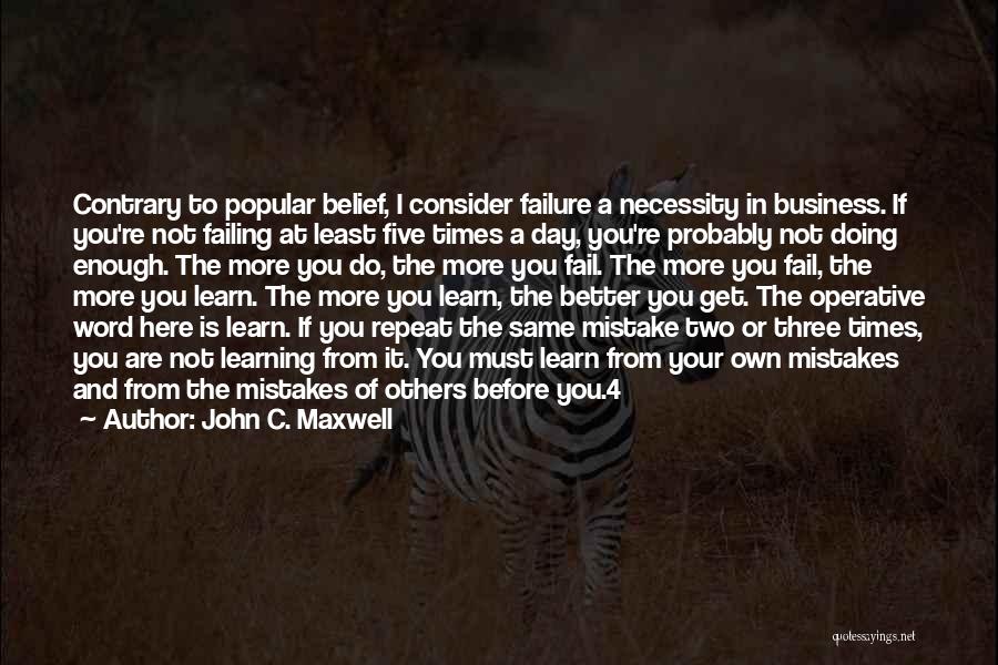 4 Word Quotes By John C. Maxwell