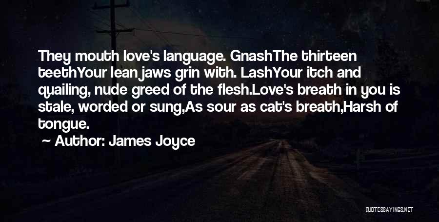 4 Worded Love Quotes By James Joyce