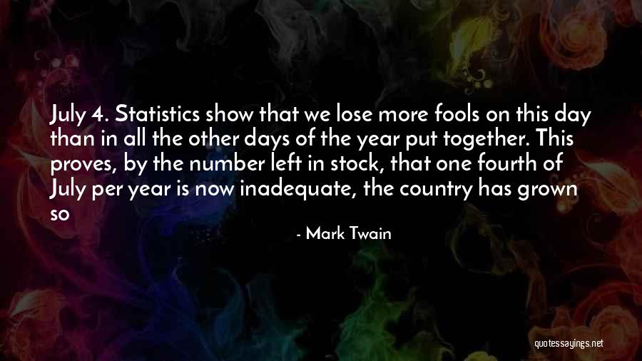 4 Years Quotes By Mark Twain