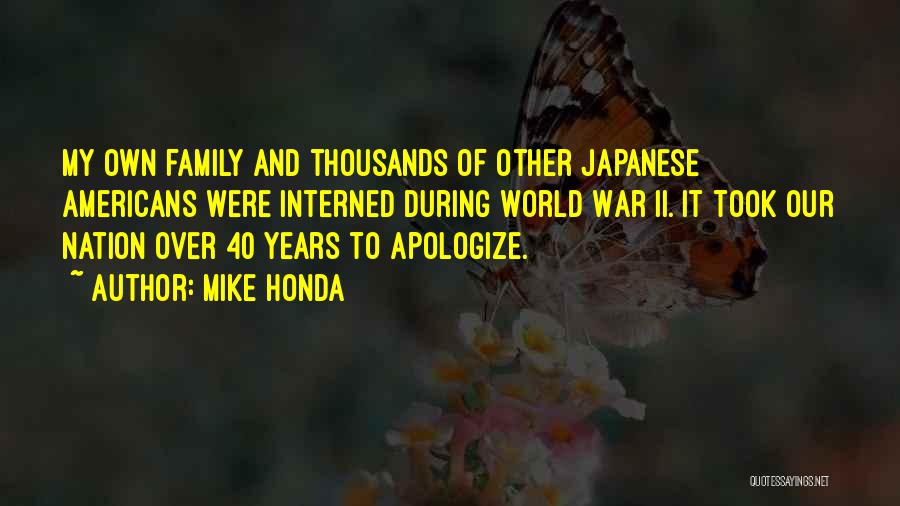 40 And Over Quotes By Mike Honda