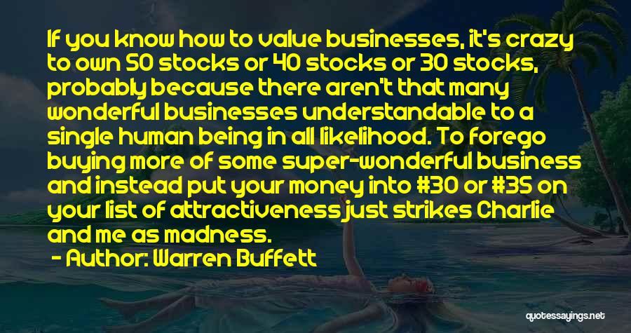 40 And Single Quotes By Warren Buffett