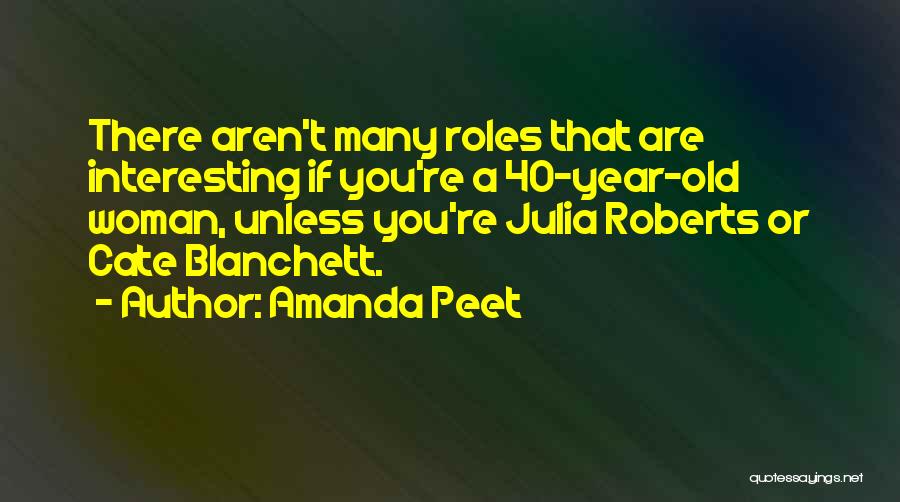 40 Year Old Quotes By Amanda Peet