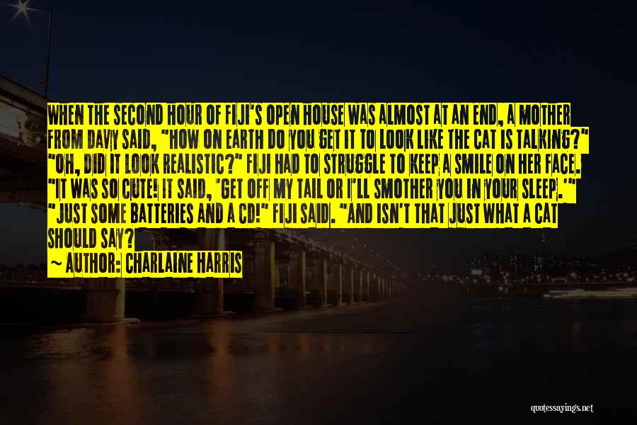 Charlaine Harris Quotes: When The Second Hour Of Fiji's Open House Was Almost At An End, A Mother From Davy Said, How On