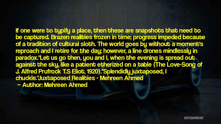 Mehreen Ahmed Quotes: If One Were To Typify A Place, Then These Are Snapshots That Need To Be Captured. Brazen Realities Frozen In