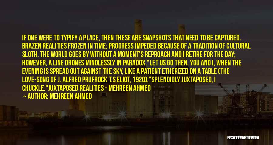 Mehreen Ahmed Quotes: If One Were To Typify A Place, Then These Are Snapshots That Need To Be Captured. Brazen Realities Frozen In