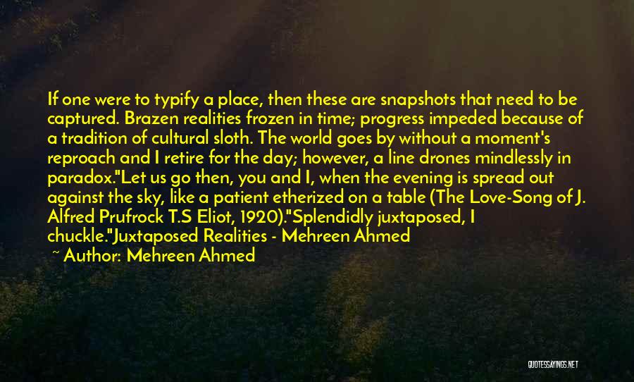 Mehreen Ahmed Quotes: If One Were To Typify A Place, Then These Are Snapshots That Need To Be Captured. Brazen Realities Frozen In