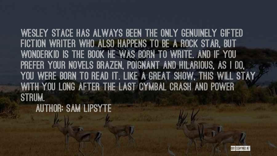 Sam Lipsyte Quotes: Wesley Stace Has Always Been The Only Genuinely Gifted Fiction Writer Who Also Happens To Be A Rock Star, But