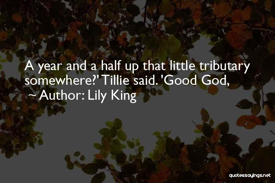 Lily King Quotes: A Year And A Half Up That Little Tributary Somewhere?' Tillie Said. 'good God,