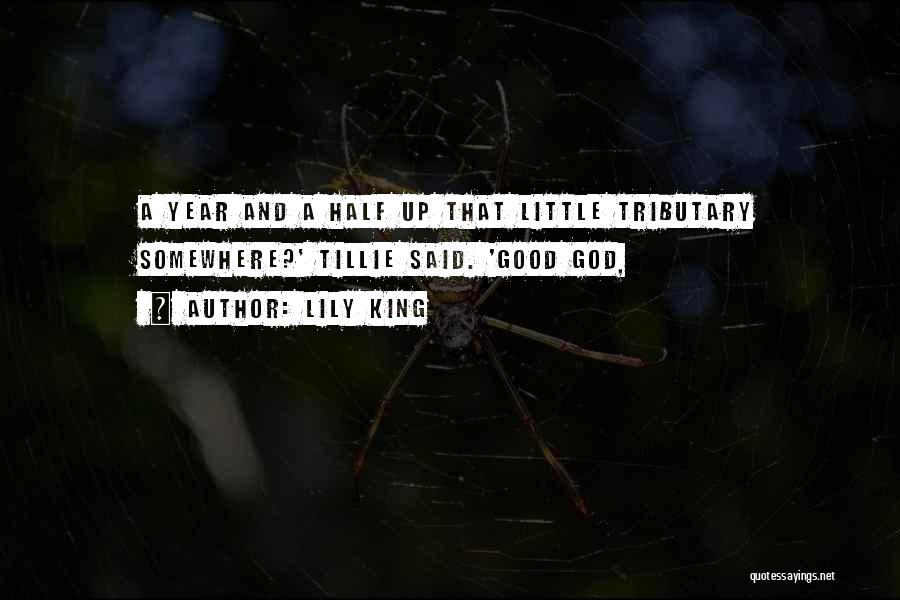 Lily King Quotes: A Year And A Half Up That Little Tributary Somewhere?' Tillie Said. 'good God,
