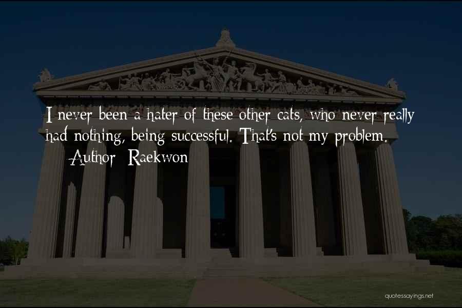 Raekwon Quotes: I Never Been A Hater Of These Other Cats, Who Never Really Had Nothing, Being Successful. That's Not My Problem.