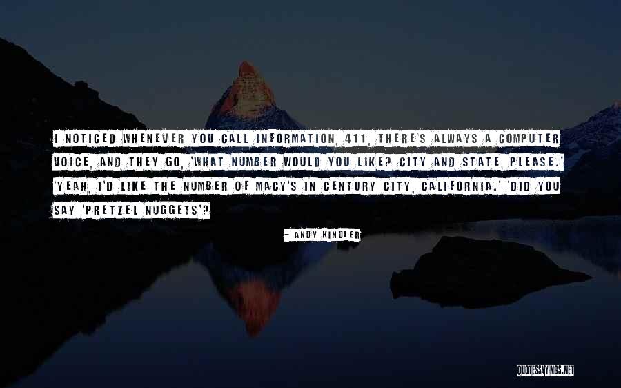 411 Information Quotes By Andy Kindler 411 Information Quotes By Andy Kindler