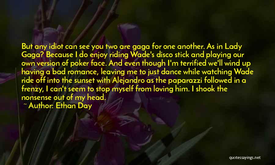 Ethan Day Quotes: But Any Idiot Can See You Two Are Gaga For One Another. As In Lady Gaga? Because I Do Enjoy