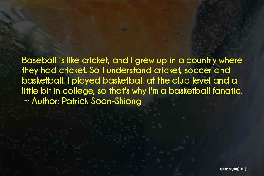 Patrick Soon-Shiong Quotes: Baseball Is Like Cricket, And I Grew Up In A Country Where They Had Cricket. So I Understand Cricket, Soccer
