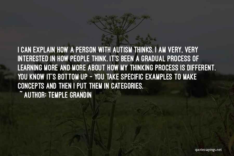 Temple Grandin Quotes: I Can Explain How A Person With Autism Thinks. I Am Very, Very Interested In How People Think. It's Been