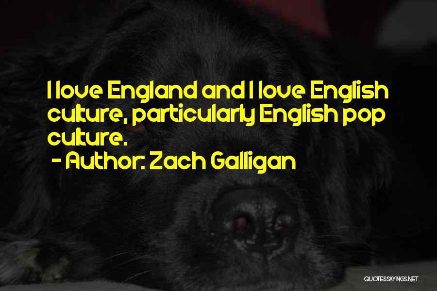 Zach Galligan Quotes: I Love England And I Love English Culture, Particularly English Pop Culture.