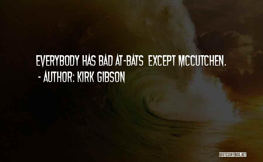 Kirk Gibson Quotes: Everybody Has Bad At-bats Except Mccutchen.