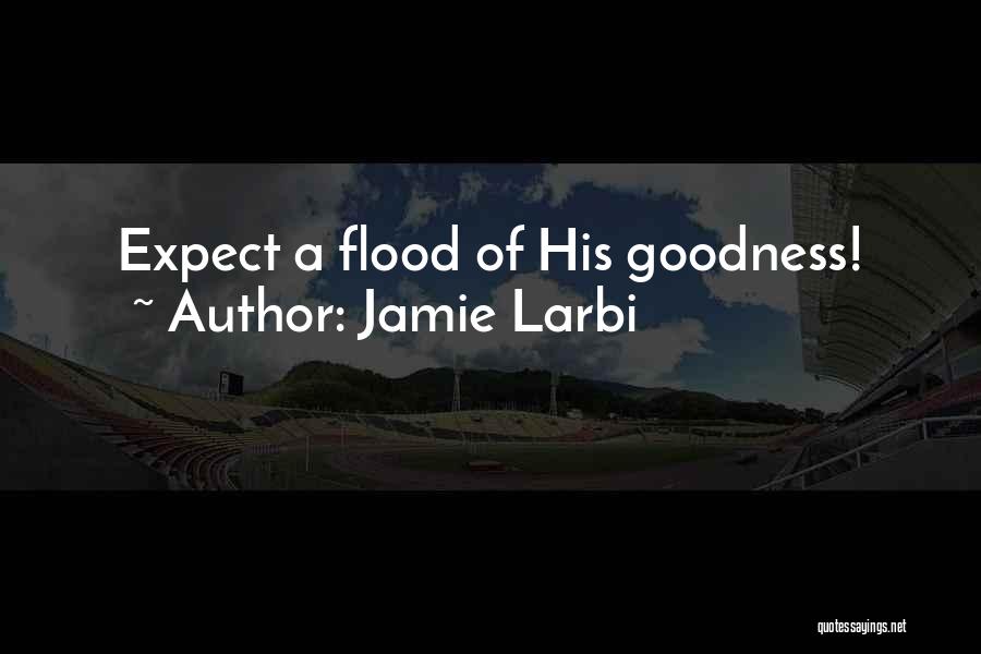 Jamie Larbi Quotes: Expect A Flood Of His Goodness!