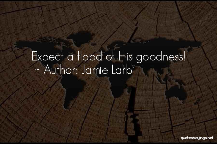 Jamie Larbi Quotes: Expect A Flood Of His Goodness!