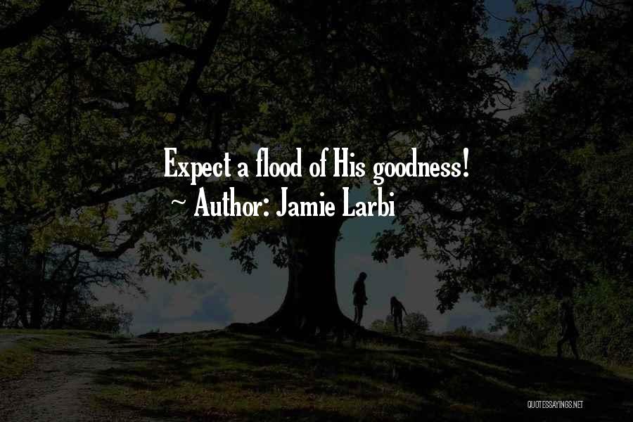 Jamie Larbi Quotes: Expect A Flood Of His Goodness!
