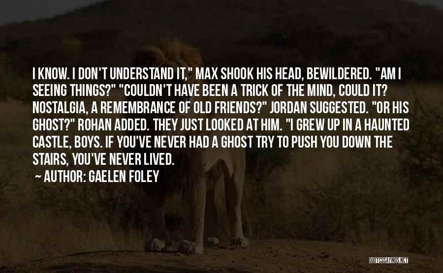 Gaelen Foley Quotes: I Know. I Don't Understand It, Max Shook His Head, Bewildered. Am I Seeing Things? Couldn't Have Been A Trick