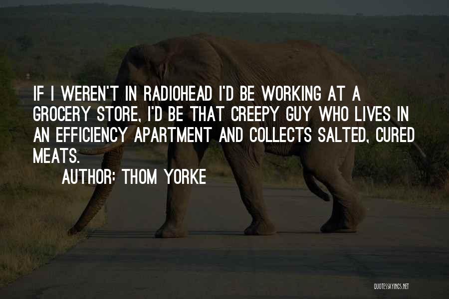 Thom Yorke Quotes: If I Weren't In Radiohead I'd Be Working At A Grocery Store, I'd Be That Creepy Guy Who Lives In