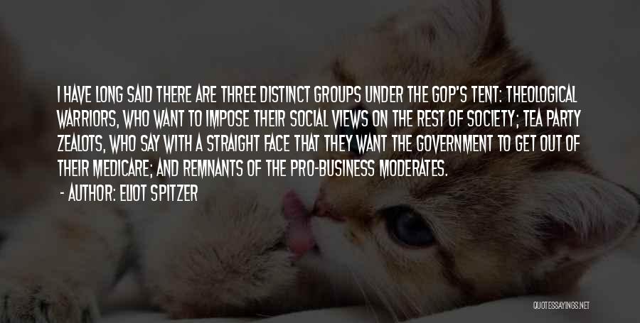 Eliot Spitzer Quotes: I Have Long Said There Are Three Distinct Groups Under The Gop's Tent: Theological Warriors, Who Want To Impose Their