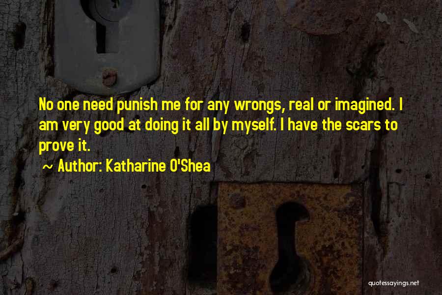 Katharine O'Shea Quotes: No One Need Punish Me For Any Wrongs, Real Or Imagined. I Am Very Good At Doing It All By