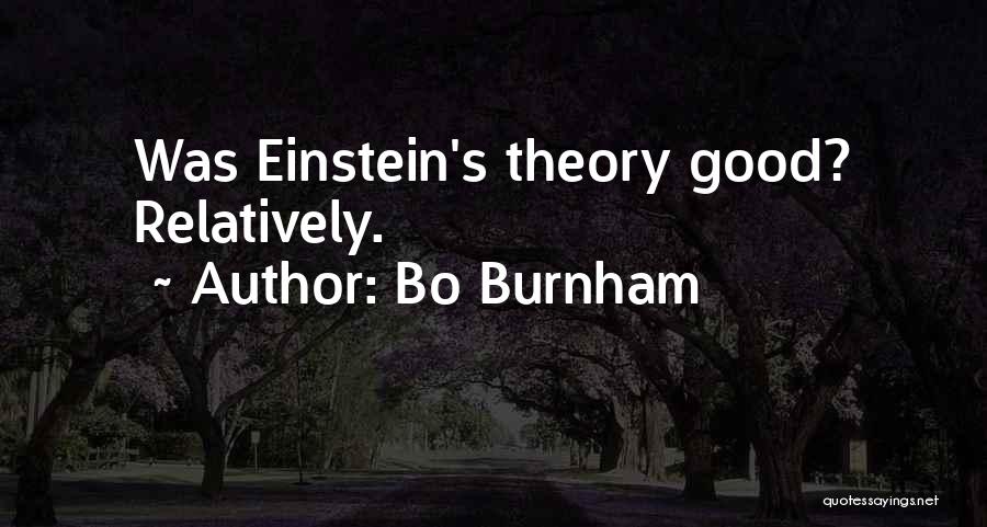 Bo Burnham Quotes: Was Einstein's Theory Good? Relatively.