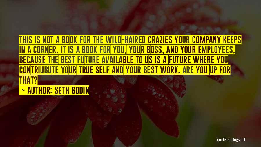 Seth Godin Quotes: This Is Not A Book For The Wild-haired Crazies Your Company Keeps In A Corner. It Is A Book For