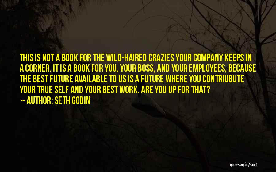 Seth Godin Quotes: This Is Not A Book For The Wild-haired Crazies Your Company Keeps In A Corner. It Is A Book For