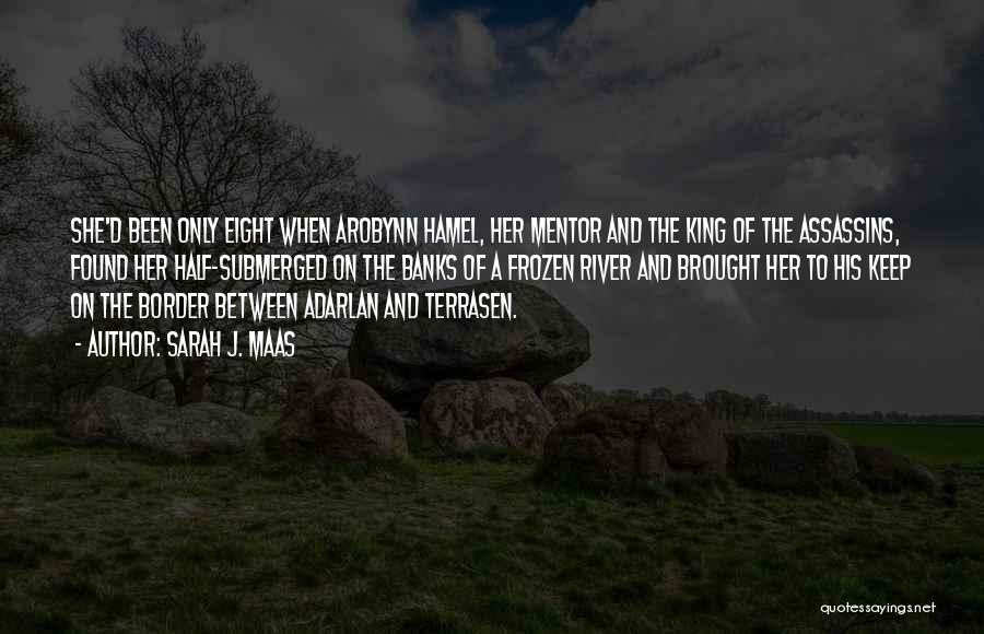 Sarah J. Maas Quotes: She'd Been Only Eight When Arobynn Hamel, Her Mentor And The King Of The Assassins, Found Her Half-submerged On The