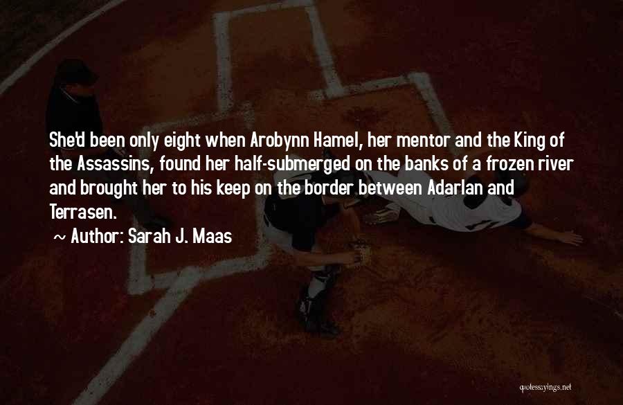 Sarah J. Maas Quotes: She'd Been Only Eight When Arobynn Hamel, Her Mentor And The King Of The Assassins, Found Her Half-submerged On The