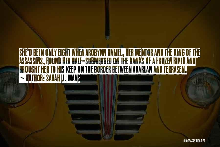 Sarah J. Maas Quotes: She'd Been Only Eight When Arobynn Hamel, Her Mentor And The King Of The Assassins, Found Her Half-submerged On The