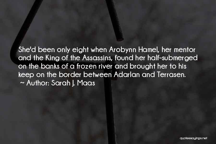 Sarah J. Maas Quotes: She'd Been Only Eight When Arobynn Hamel, Her Mentor And The King Of The Assassins, Found Her Half-submerged On The