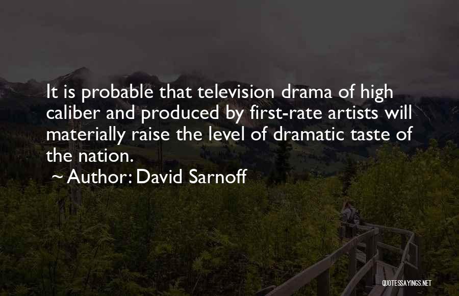 .45 Caliber Quotes By David Sarnoff