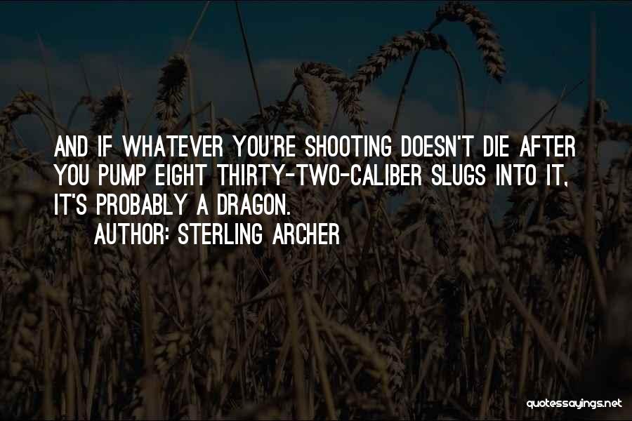 .45 Caliber Quotes By Sterling Archer