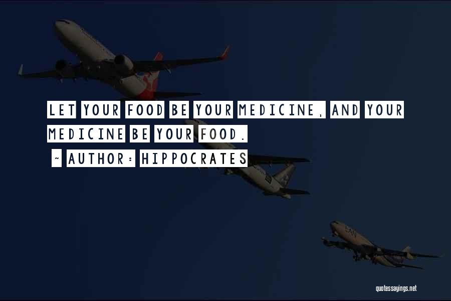 Hippocrates Quotes: Let Your Food Be Your Medicine, And Your Medicine Be Your Food.