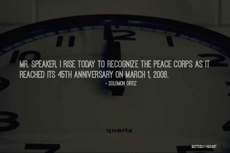 45th Anniversary Quotes By Solomon Ortiz 45th Anniversary Quotes By Solomon Ortiz