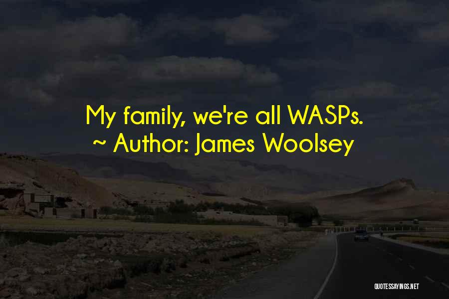 James Woolsey Quotes: My Family, We're All Wasps.