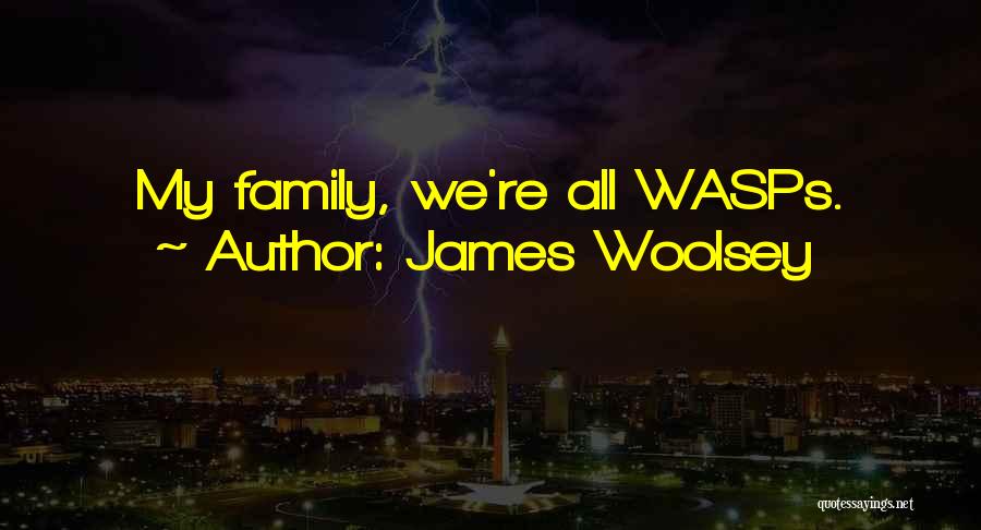 James Woolsey Quotes: My Family, We're All Wasps.